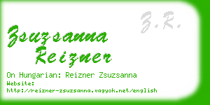 zsuzsanna reizner business card